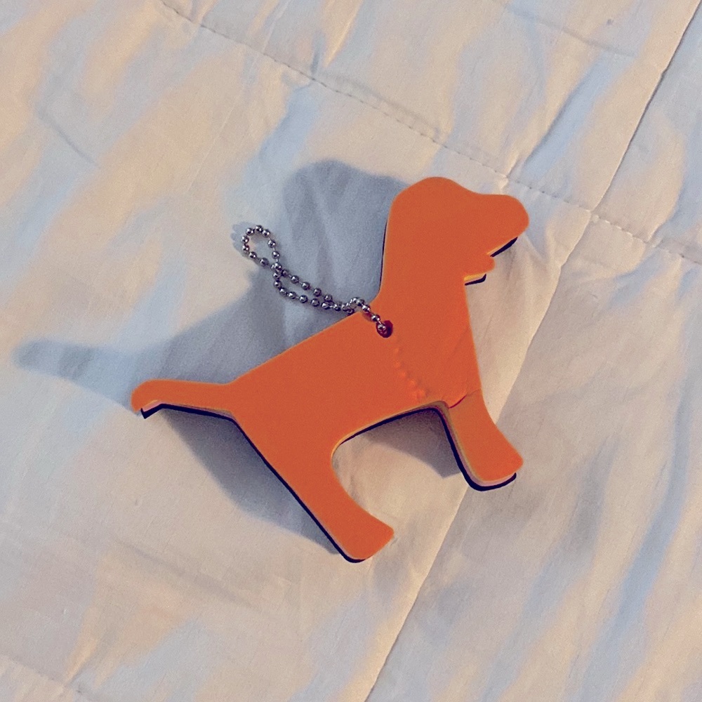 EUC VICTORIAS SECRET FOAM KEYCHAIN